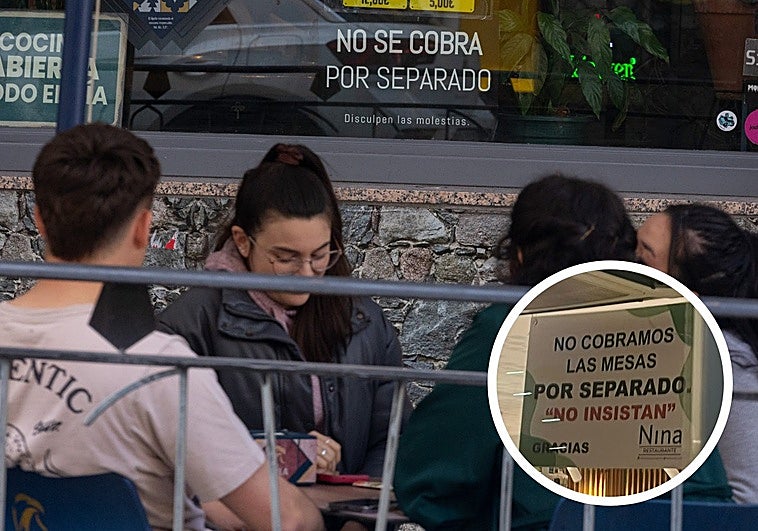 La polémica del «No insistan» en Granada: ¿Es correcto no cobrar las mesas de los bares por separado?